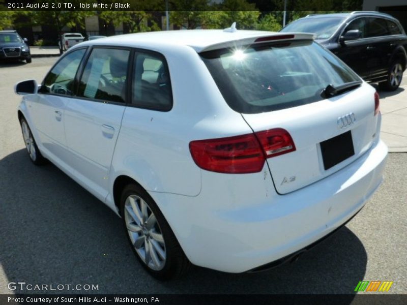 Ibis White / Black 2011 Audi A3 2.0 TDI