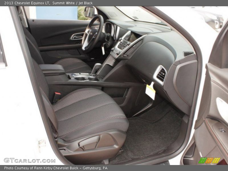 Summit White / Jet Black 2013 Chevrolet Equinox LT