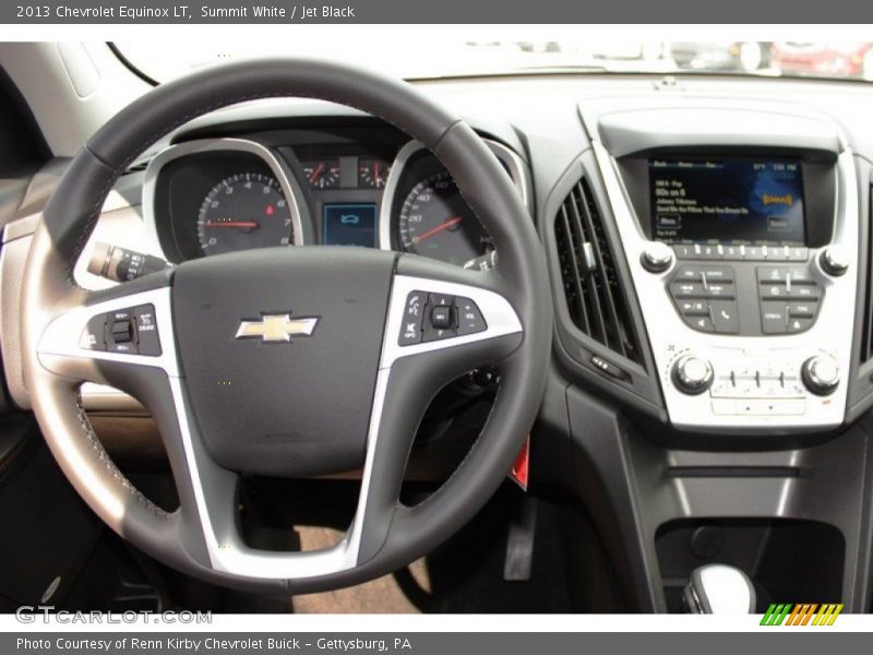 Summit White / Jet Black 2013 Chevrolet Equinox LT