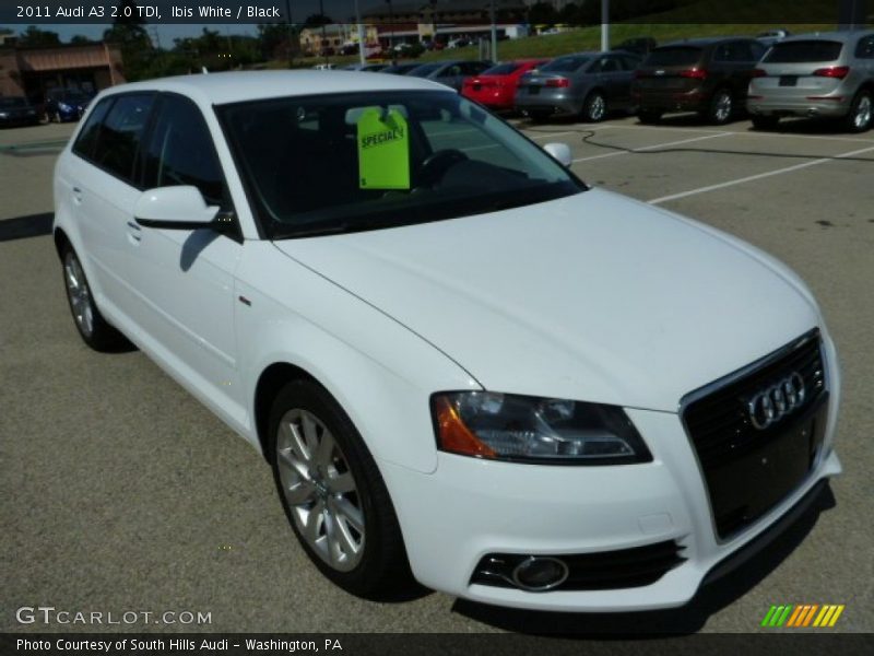 Front 3/4 View of 2011 A3 2.0 TDI