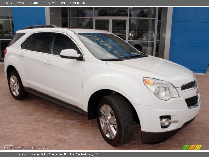 Summit White / Jet Black 2013 Chevrolet Equinox LT