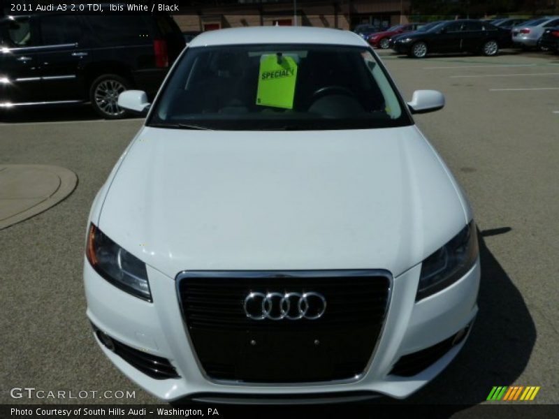 Ibis White / Black 2011 Audi A3 2.0 TDI