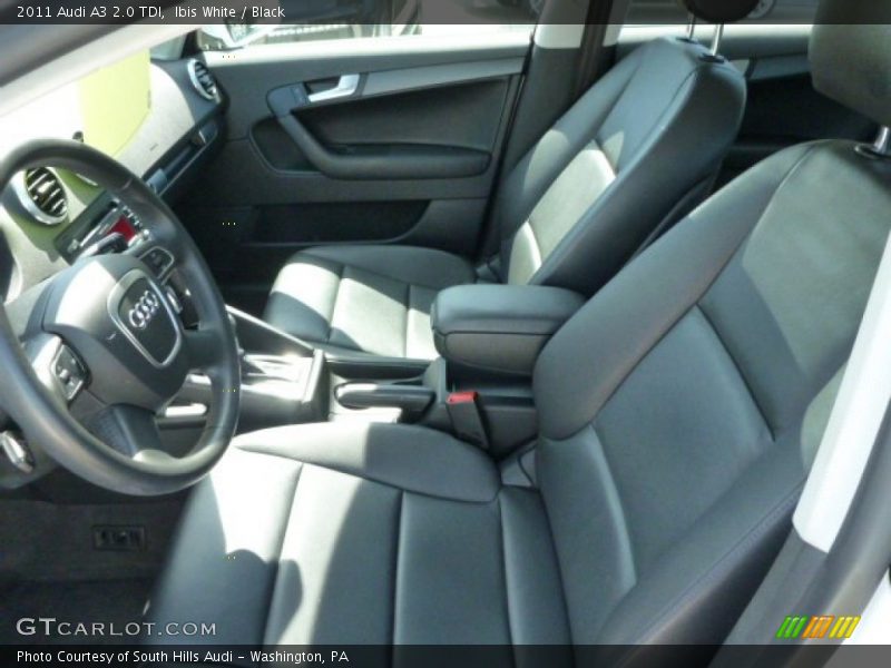Ibis White / Black 2011 Audi A3 2.0 TDI