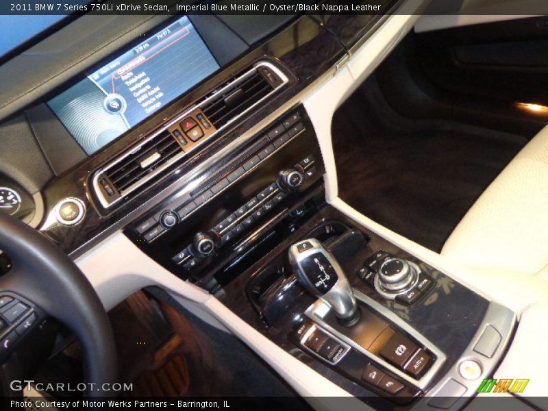 Imperial Blue Metallic / Oyster/Black Nappa Leather 2011 BMW 7 Series 750Li xDrive Sedan