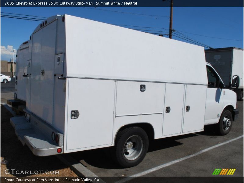 Summit White / Neutral 2005 Chevrolet Express 3500 Cutaway Utility Van