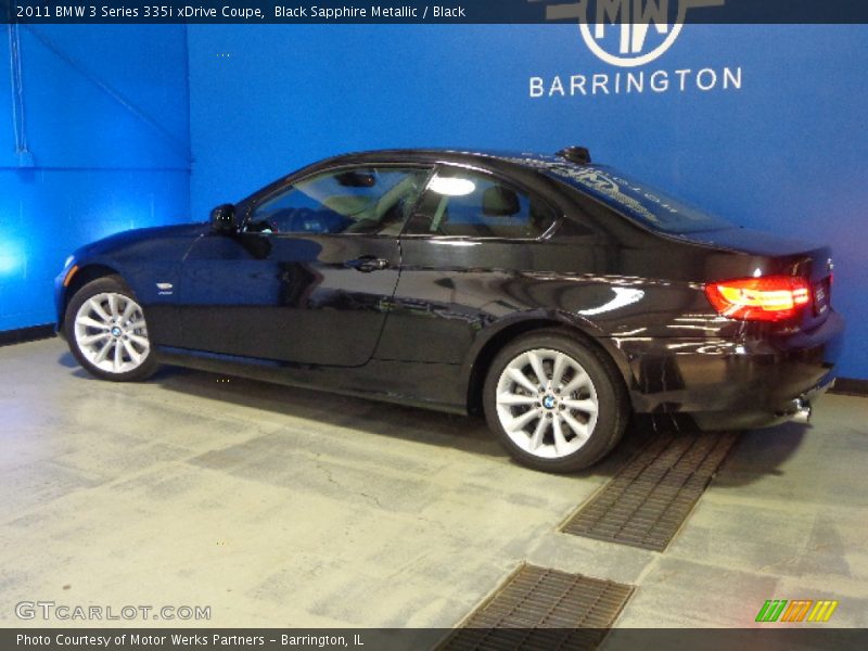 Black Sapphire Metallic / Black 2011 BMW 3 Series 335i xDrive Coupe