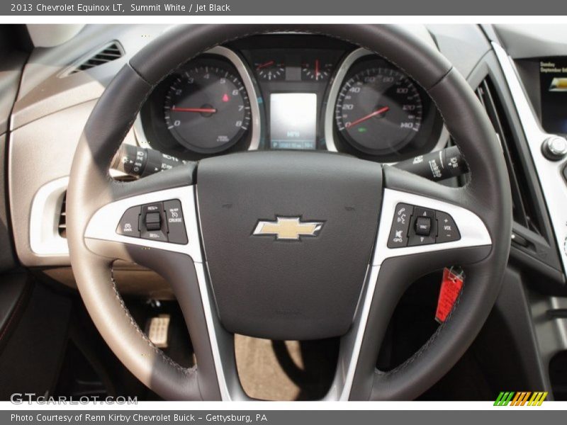 Summit White / Jet Black 2013 Chevrolet Equinox LT