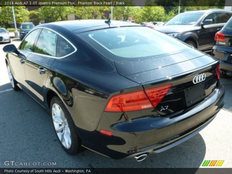 Phantom Black Pearl / Black 2014 Audi A7 3.0T quattro Premium Plus