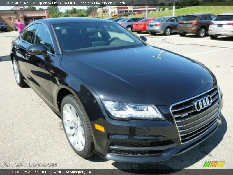 Phantom Black Pearl / Black 2014 Audi A7 3.0T quattro Premium Plus