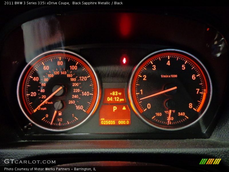 Black Sapphire Metallic / Black 2011 BMW 3 Series 335i xDrive Coupe