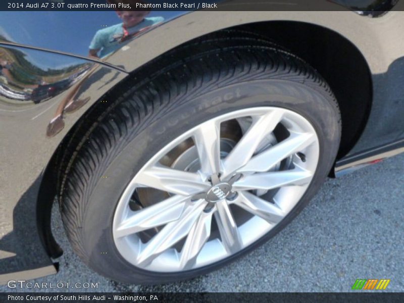 Phantom Black Pearl / Black 2014 Audi A7 3.0T quattro Premium Plus
