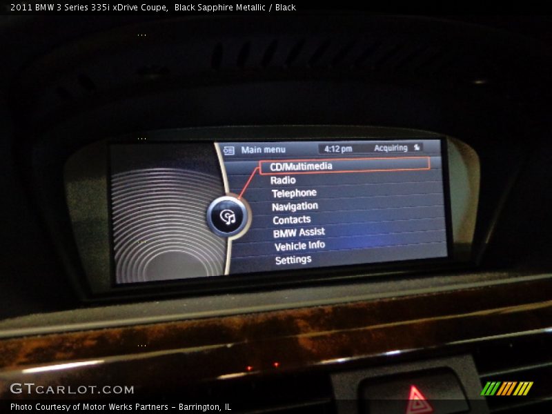 Black Sapphire Metallic / Black 2011 BMW 3 Series 335i xDrive Coupe