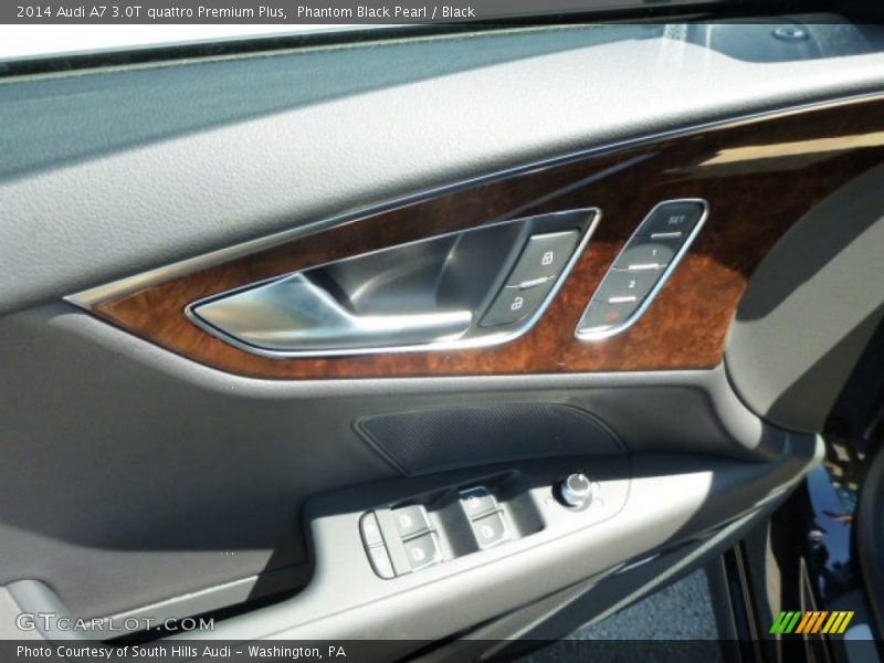 Phantom Black Pearl / Black 2014 Audi A7 3.0T quattro Premium Plus