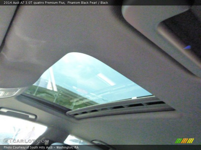 Phantom Black Pearl / Black 2014 Audi A7 3.0T quattro Premium Plus