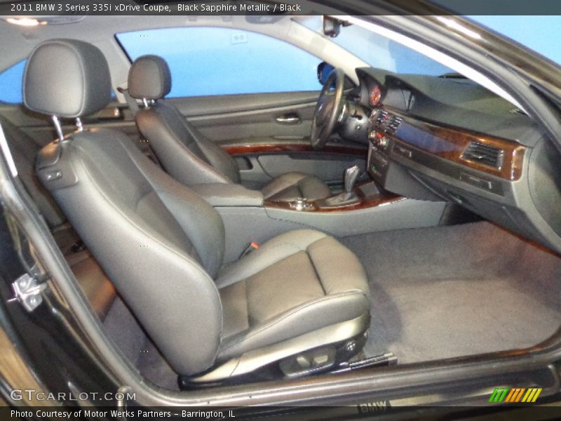 Black Sapphire Metallic / Black 2011 BMW 3 Series 335i xDrive Coupe