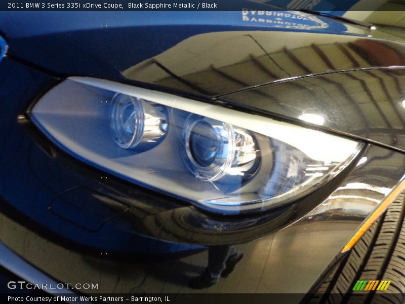 Black Sapphire Metallic / Black 2011 BMW 3 Series 335i xDrive Coupe