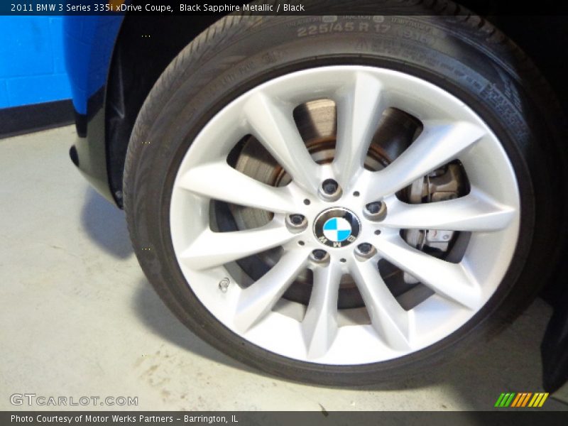 Black Sapphire Metallic / Black 2011 BMW 3 Series 335i xDrive Coupe