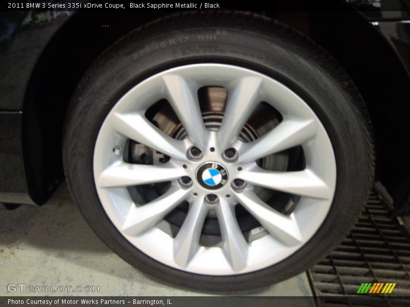 Black Sapphire Metallic / Black 2011 BMW 3 Series 335i xDrive Coupe
