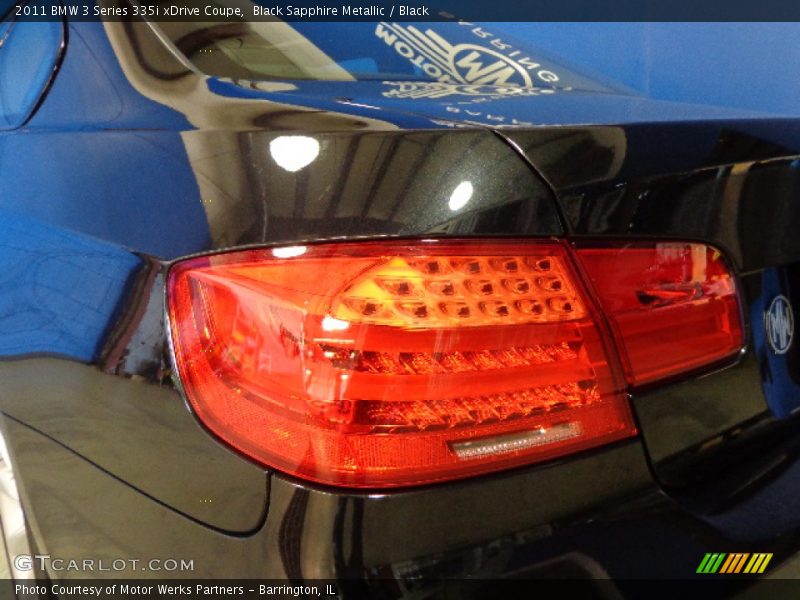 Black Sapphire Metallic / Black 2011 BMW 3 Series 335i xDrive Coupe