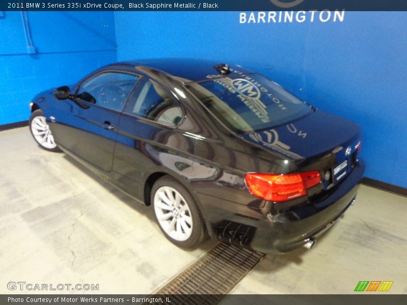 Black Sapphire Metallic / Black 2011 BMW 3 Series 335i xDrive Coupe