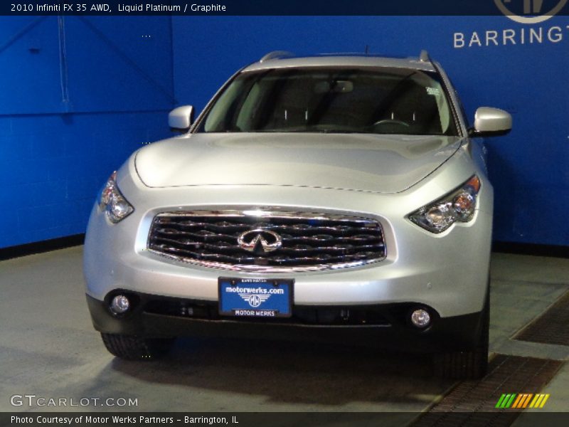 Liquid Platinum / Graphite 2010 Infiniti FX 35 AWD