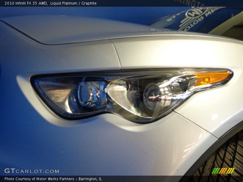Liquid Platinum / Graphite 2010 Infiniti FX 35 AWD