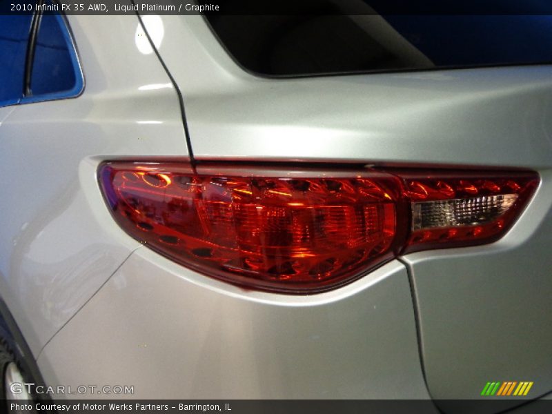 Liquid Platinum / Graphite 2010 Infiniti FX 35 AWD