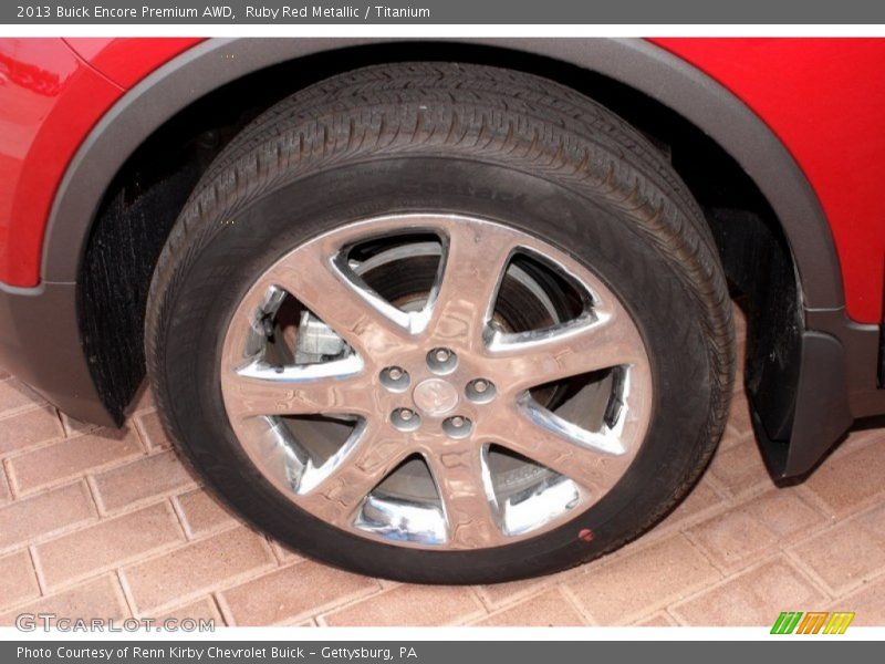 Ruby Red Metallic / Titanium 2013 Buick Encore Premium AWD