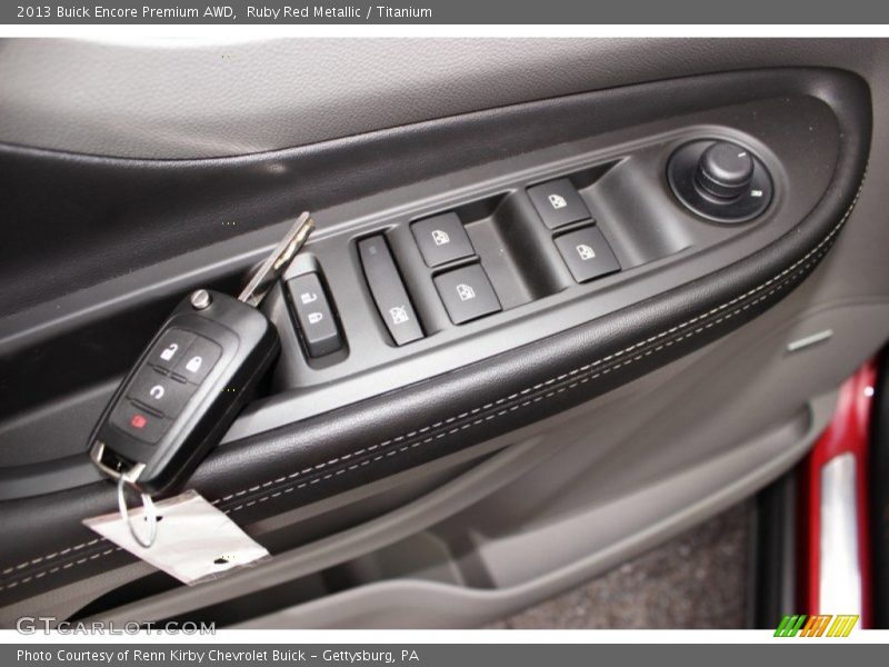 Ruby Red Metallic / Titanium 2013 Buick Encore Premium AWD