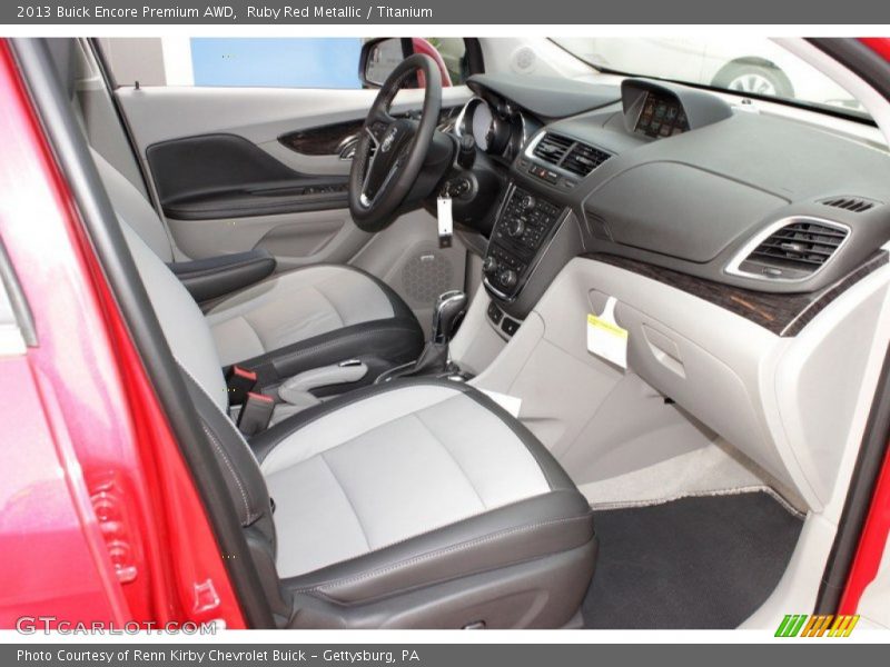 Ruby Red Metallic / Titanium 2013 Buick Encore Premium AWD