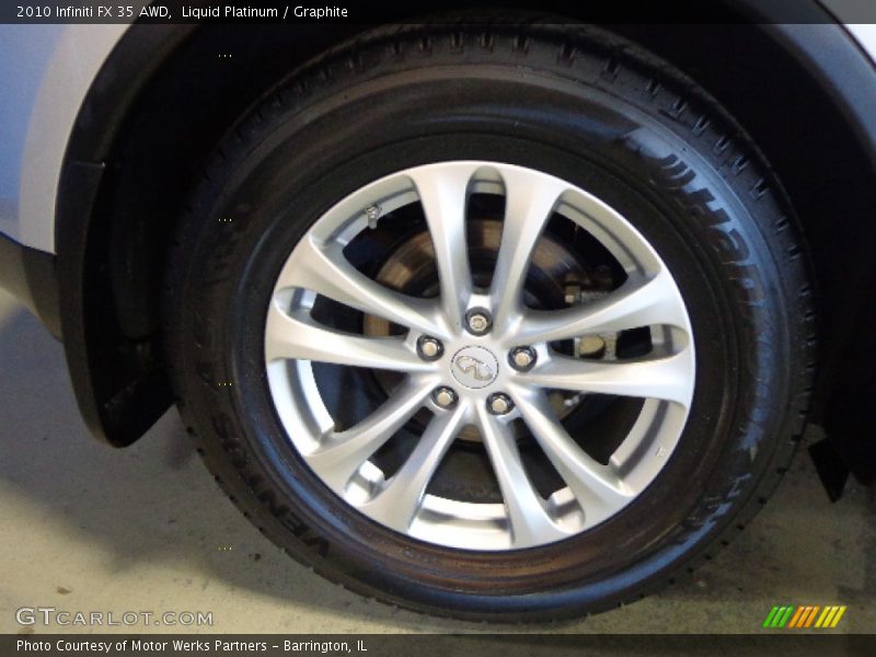 Liquid Platinum / Graphite 2010 Infiniti FX 35 AWD