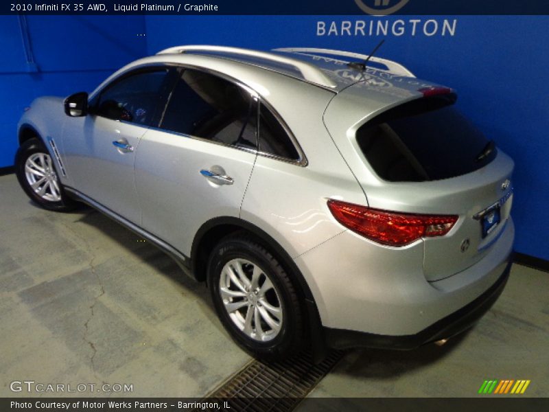 Liquid Platinum / Graphite 2010 Infiniti FX 35 AWD