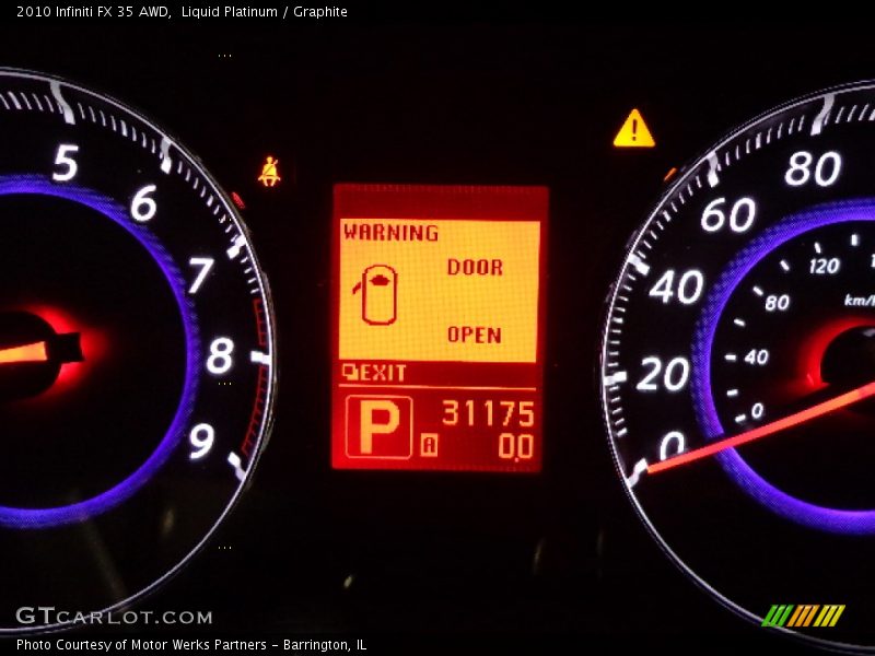 Liquid Platinum / Graphite 2010 Infiniti FX 35 AWD