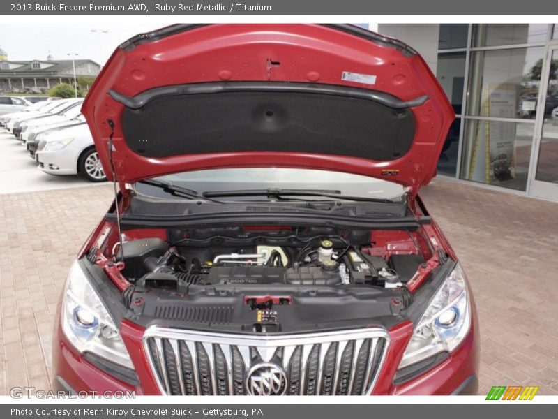 Ruby Red Metallic / Titanium 2013 Buick Encore Premium AWD