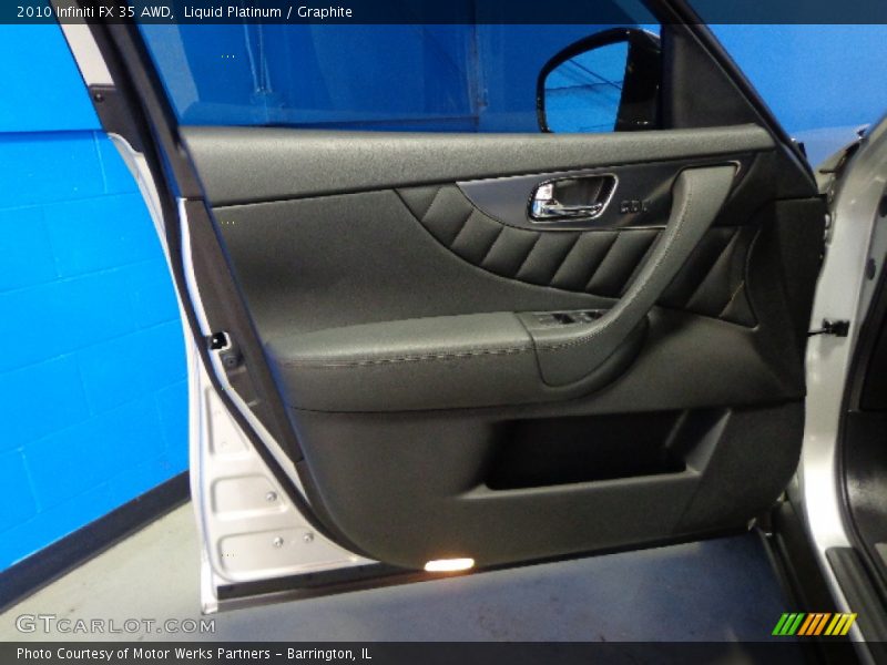 Liquid Platinum / Graphite 2010 Infiniti FX 35 AWD