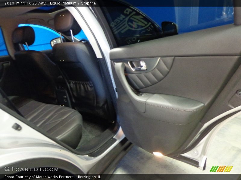 Liquid Platinum / Graphite 2010 Infiniti FX 35 AWD