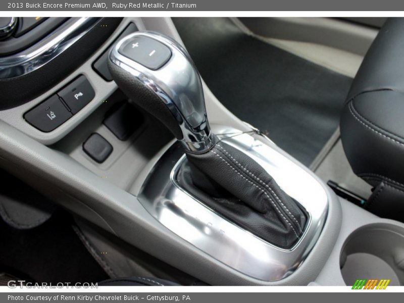 Ruby Red Metallic / Titanium 2013 Buick Encore Premium AWD