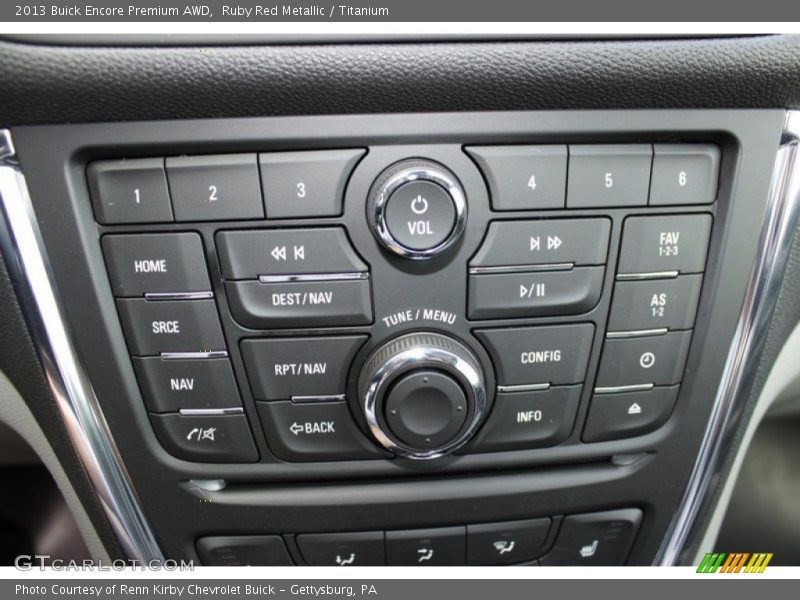 Ruby Red Metallic / Titanium 2013 Buick Encore Premium AWD