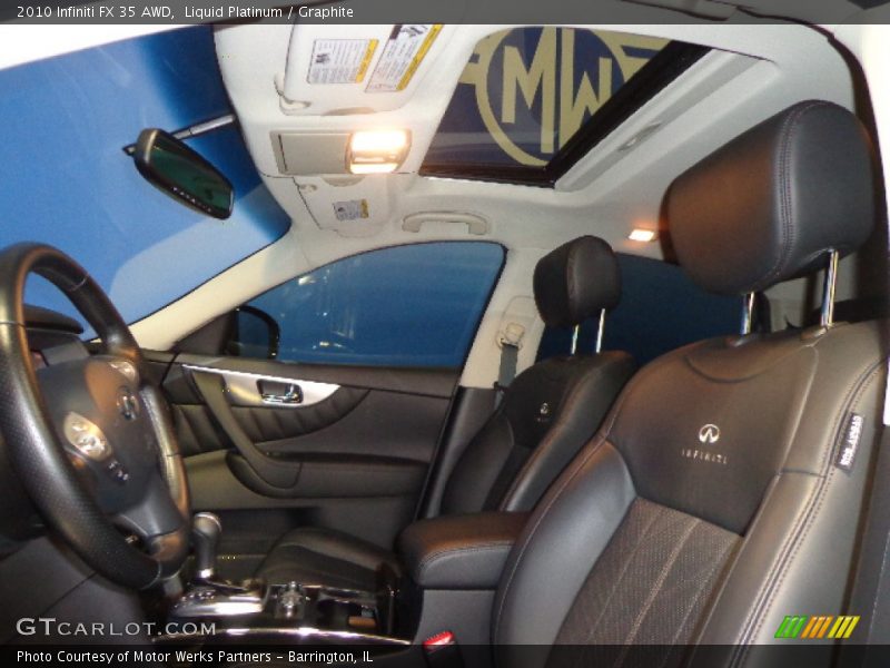Liquid Platinum / Graphite 2010 Infiniti FX 35 AWD