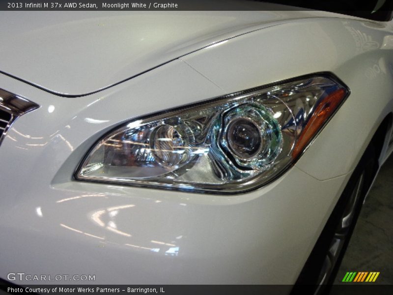 Moonlight White / Graphite 2013 Infiniti M 37x AWD Sedan