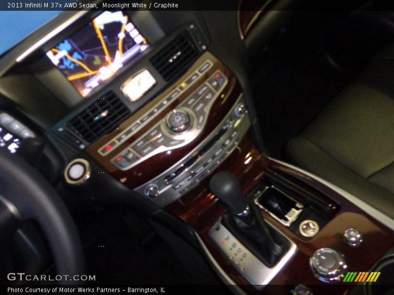 Moonlight White / Graphite 2013 Infiniti M 37x AWD Sedan