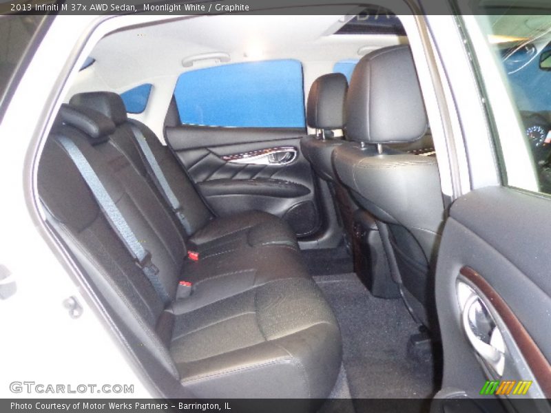 Moonlight White / Graphite 2013 Infiniti M 37x AWD Sedan