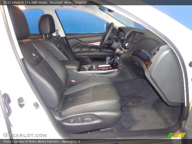 Moonlight White / Graphite 2013 Infiniti M 37x AWD Sedan
