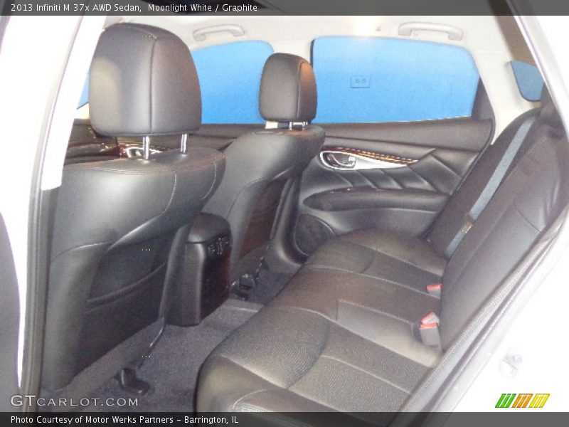 Moonlight White / Graphite 2013 Infiniti M 37x AWD Sedan