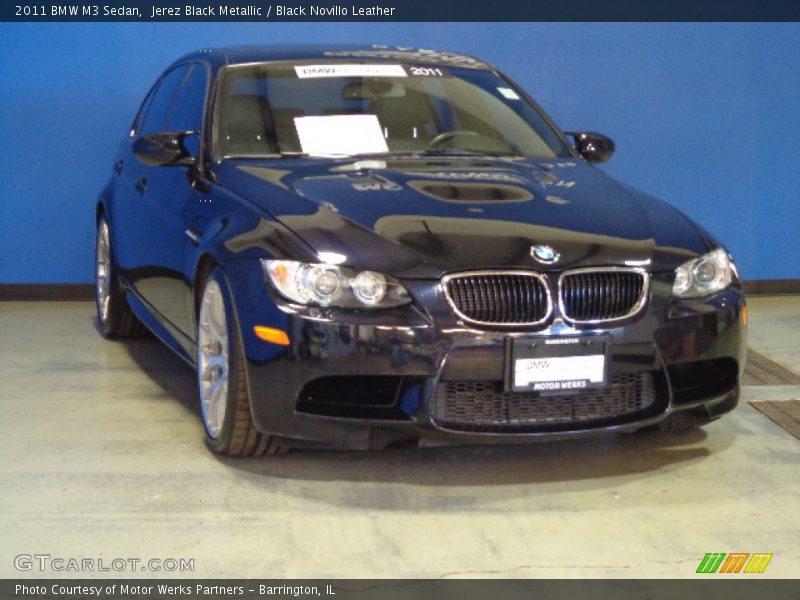 Jerez Black Metallic / Black Novillo Leather 2011 BMW M3 Sedan
