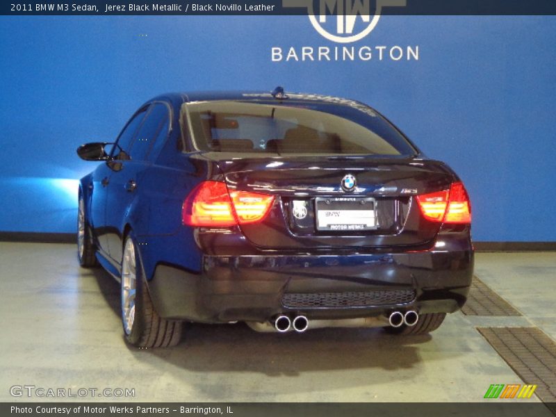 Jerez Black Metallic / Black Novillo Leather 2011 BMW M3 Sedan