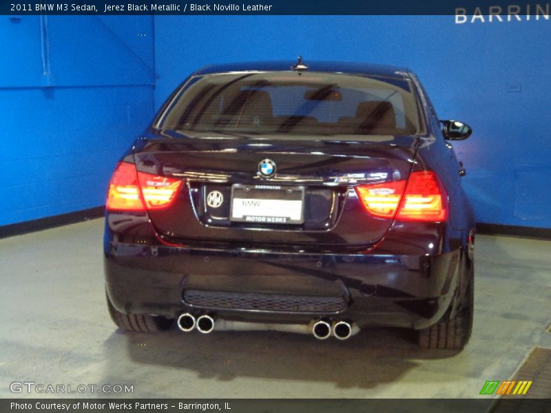 Jerez Black Metallic / Black Novillo Leather 2011 BMW M3 Sedan