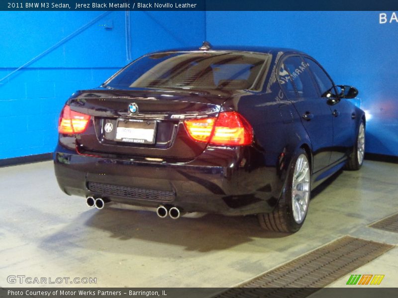 Jerez Black Metallic / Black Novillo Leather 2011 BMW M3 Sedan