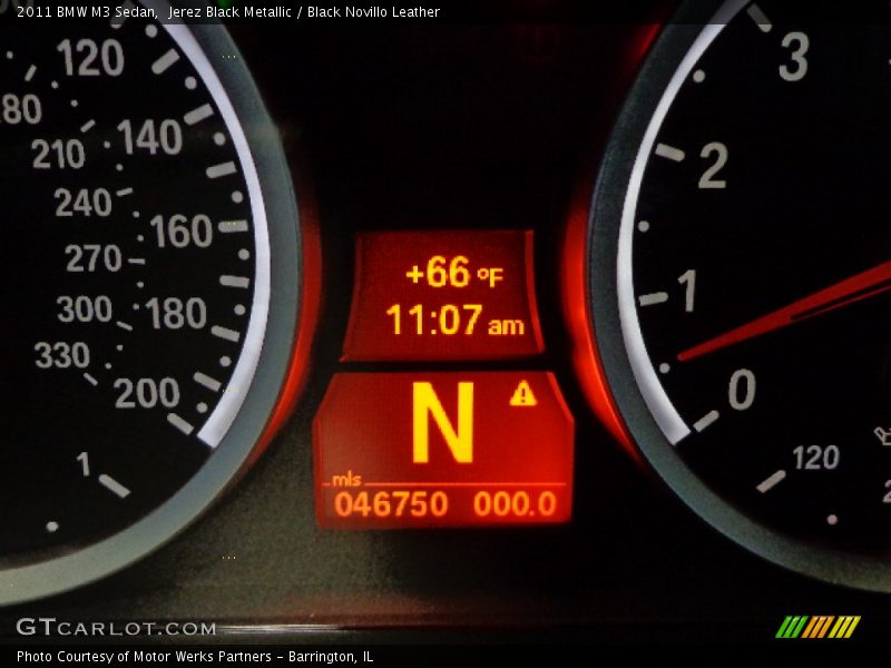 Jerez Black Metallic / Black Novillo Leather 2011 BMW M3 Sedan