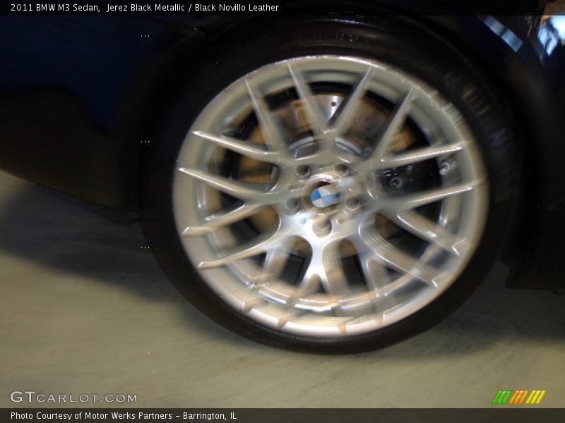 Jerez Black Metallic / Black Novillo Leather 2011 BMW M3 Sedan
